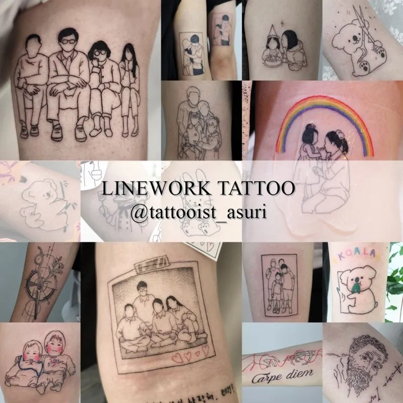 타투이스트 아수리: 감성과 기술의 조화