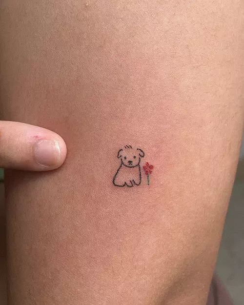 작고 의미 있는 펫타투: 유비의 특별한 라인워크