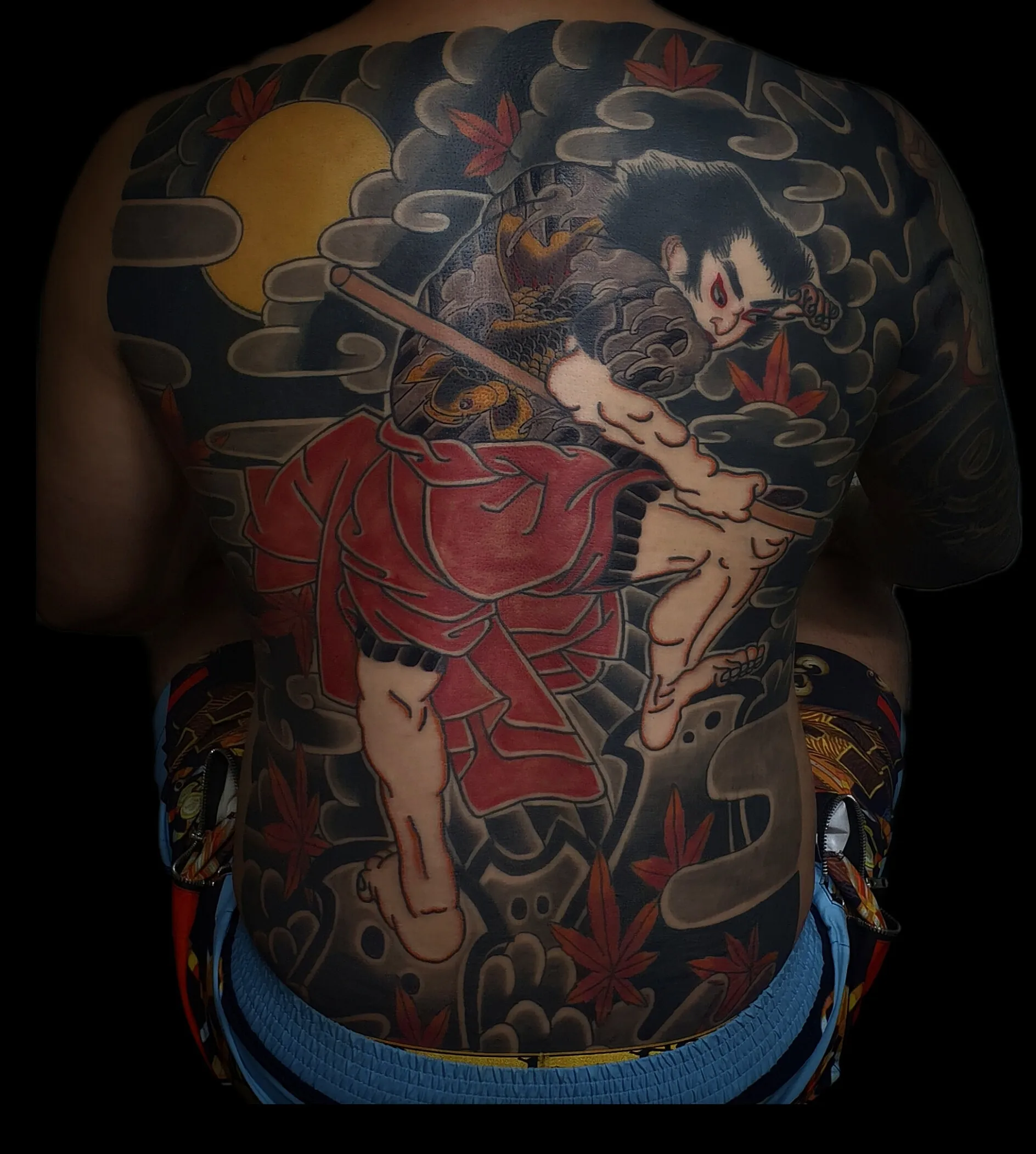 이레즈미 등판타투: 전통과 현대의 조화