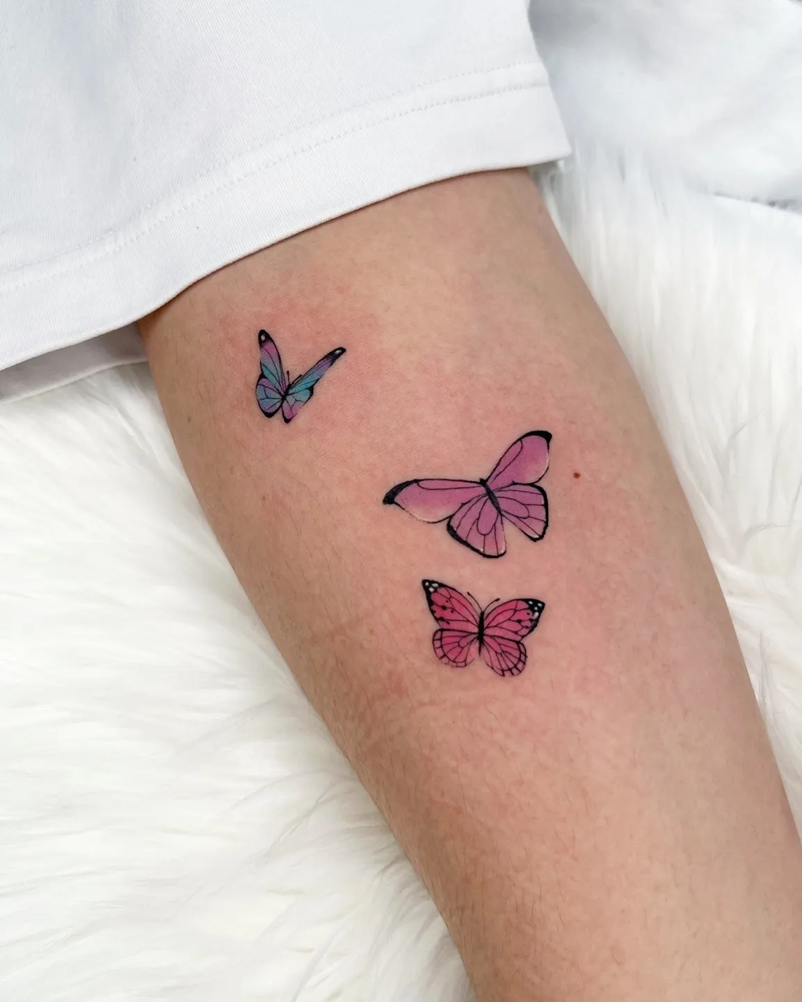 안양타투 팔 나비타투 작품 분석