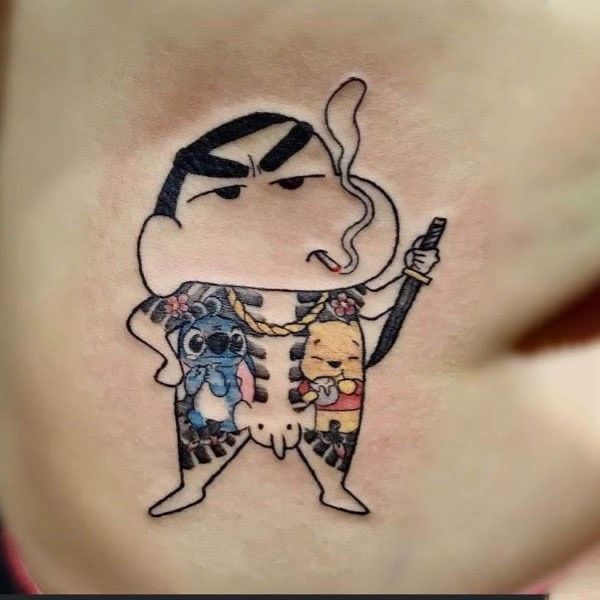 짱구이레즈미 타투: 귀여움과 전통의 조화