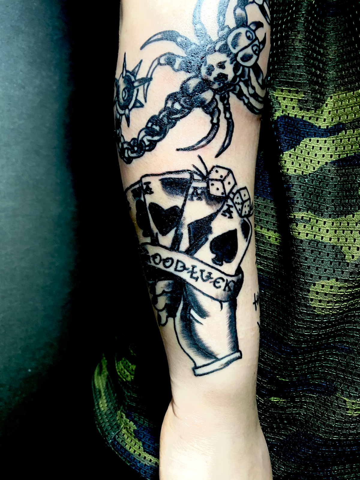 대구 중구의 올드스쿨 타투, WEX_tattoo의 블랙스쿨 카드