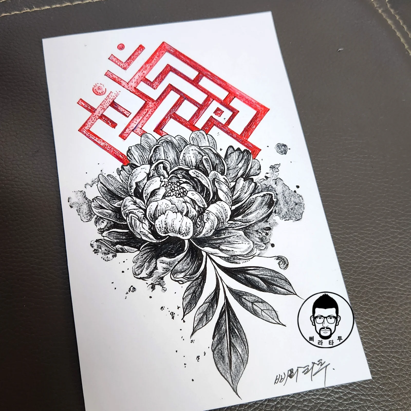 동양의 아름다움을 담은 타투, 삐라타투의 작품