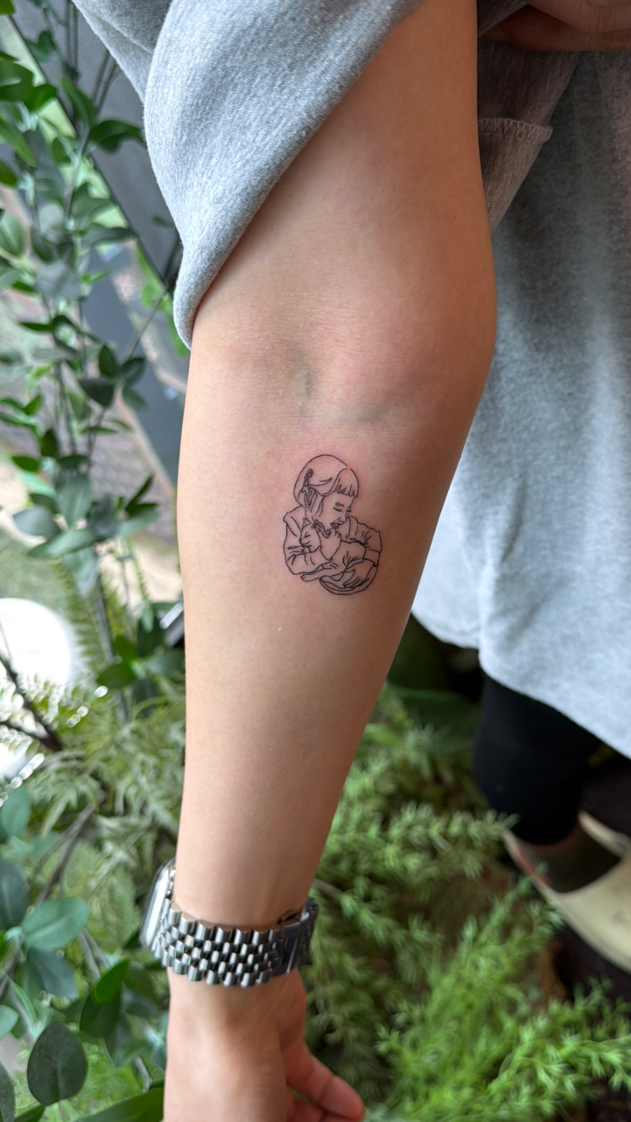 소중한 가족을 담은 미니타투, totwo_tattoo