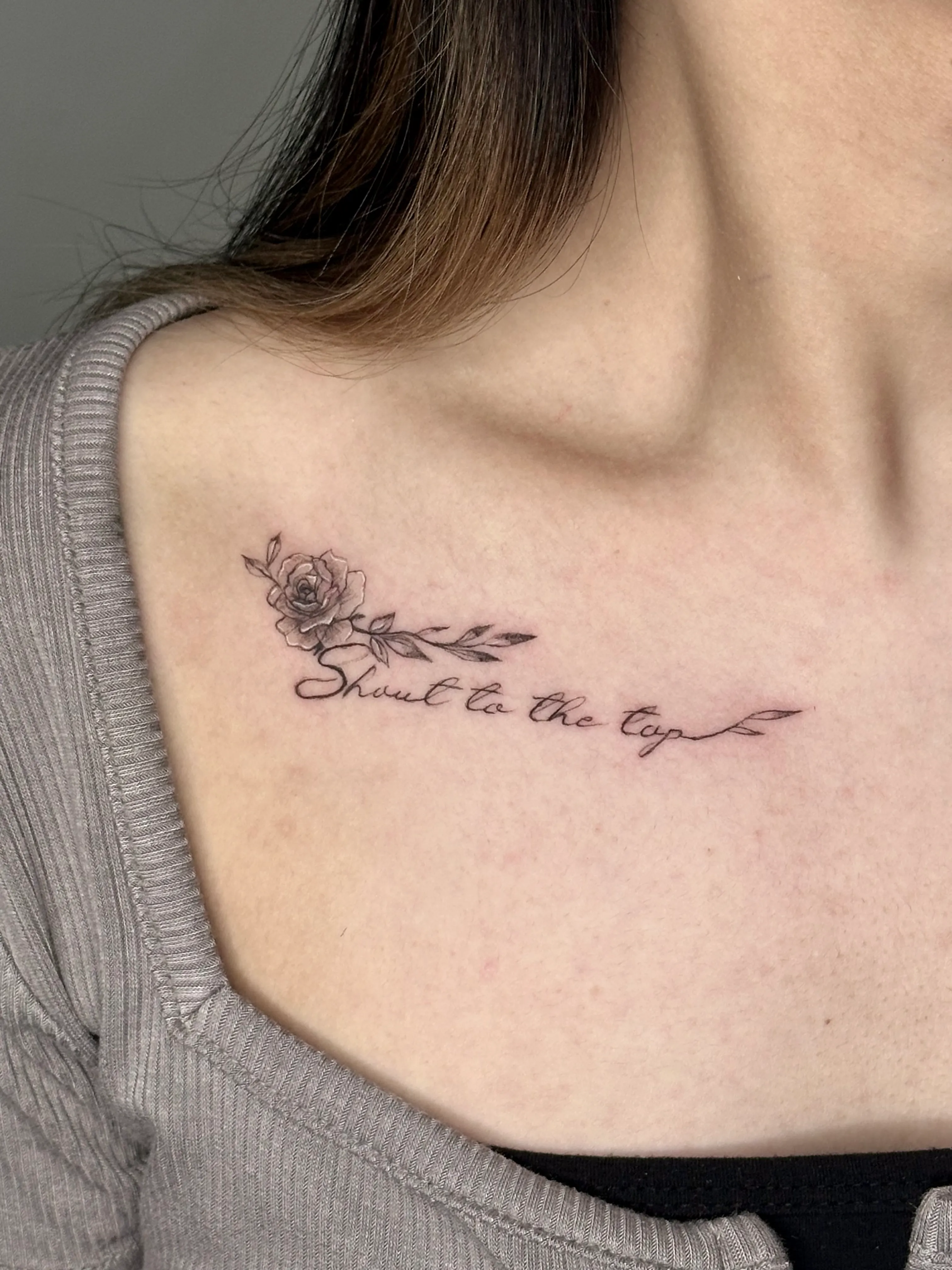 감성타투: 장미 노래 글 타투 분석